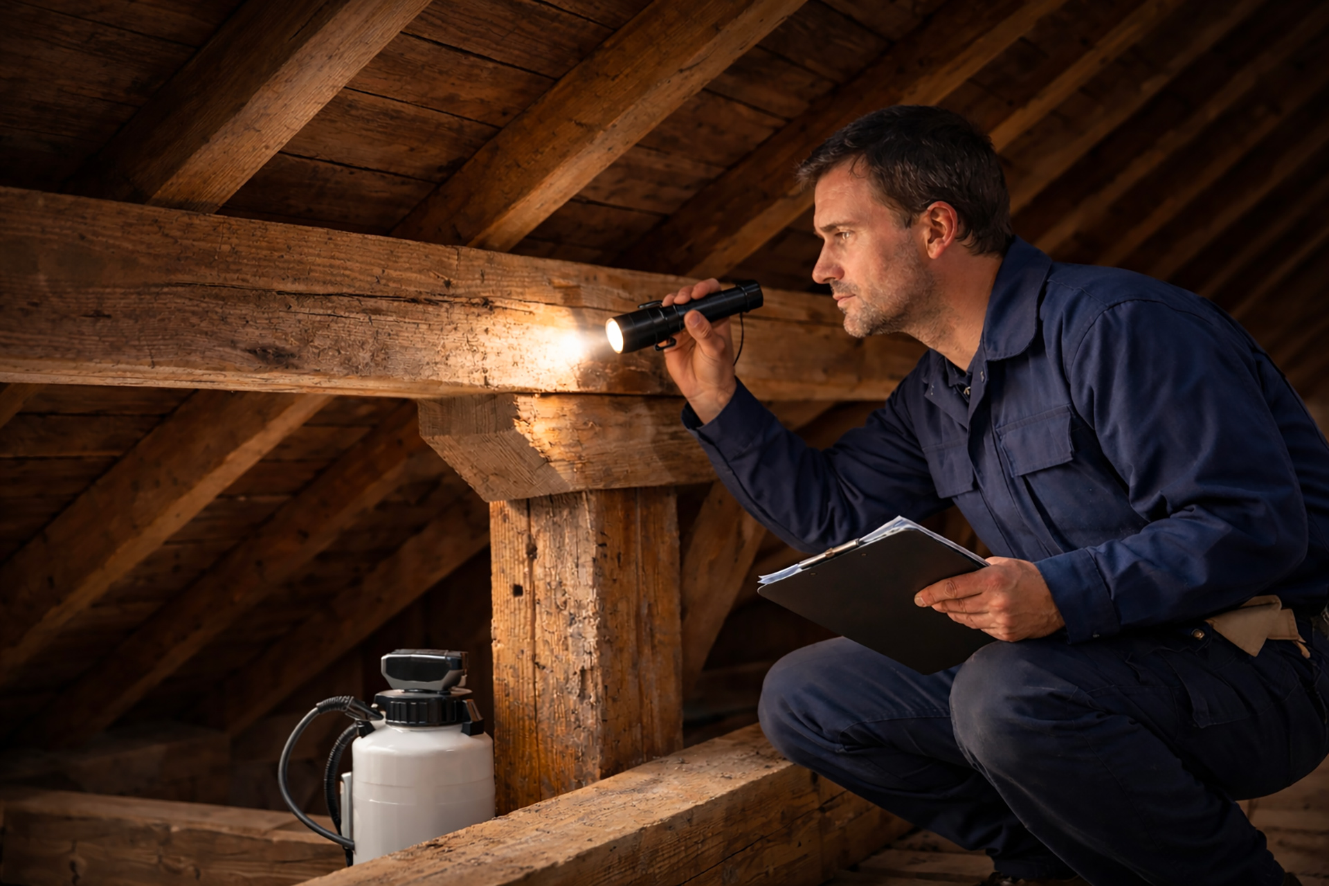 Traitement xylophages vrillettes mérule